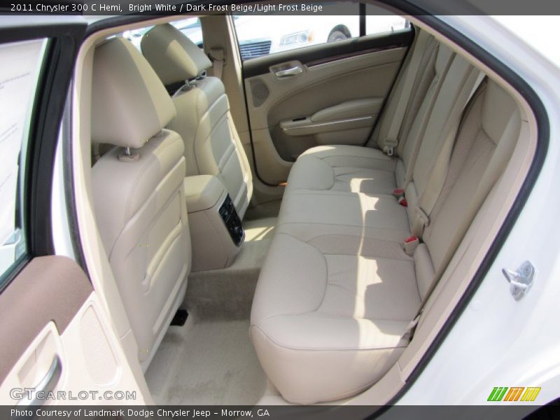 Bright White / Dark Frost Beige/Light Frost Beige 2011 Chrysler 300 C Hemi