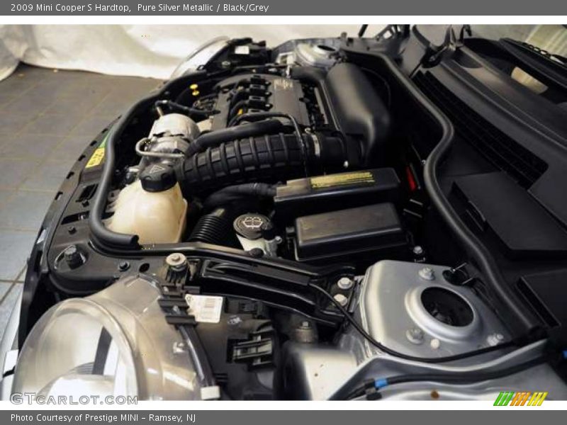 Pure Silver Metallic / Black/Grey 2009 Mini Cooper S Hardtop
