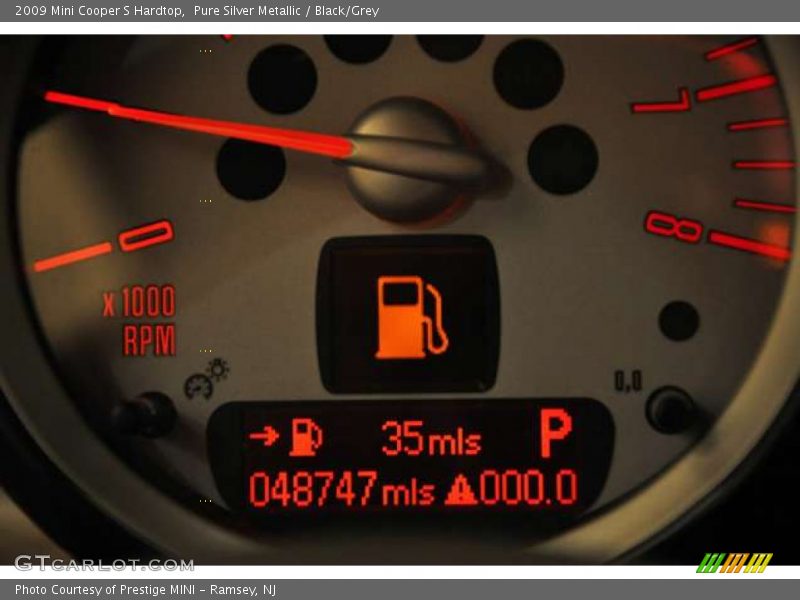 Pure Silver Metallic / Black/Grey 2009 Mini Cooper S Hardtop
