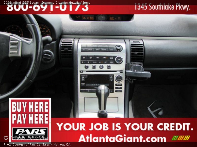 Diamond Graphite Metallic / Stone 2006 Infiniti G 35 Sedan