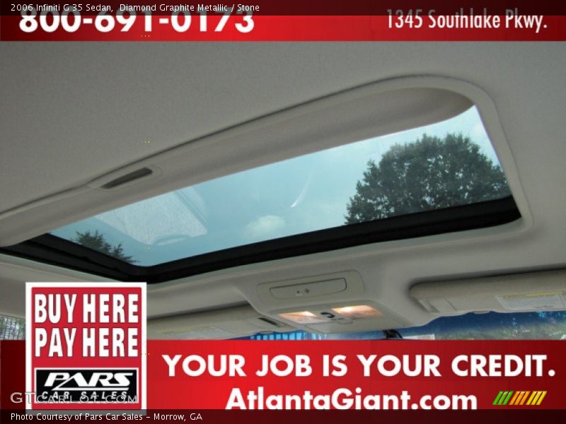 Diamond Graphite Metallic / Stone 2006 Infiniti G 35 Sedan