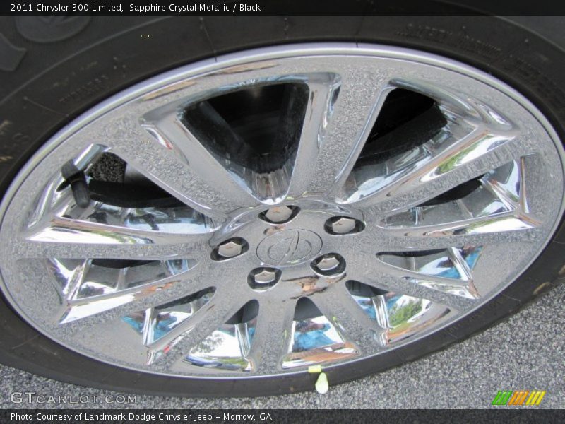 Sapphire Crystal Metallic / Black 2011 Chrysler 300 Limited