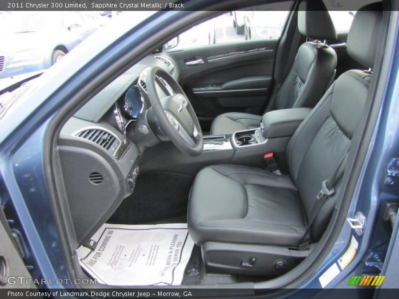 Sapphire Crystal Metallic / Black 2011 Chrysler 300 Limited