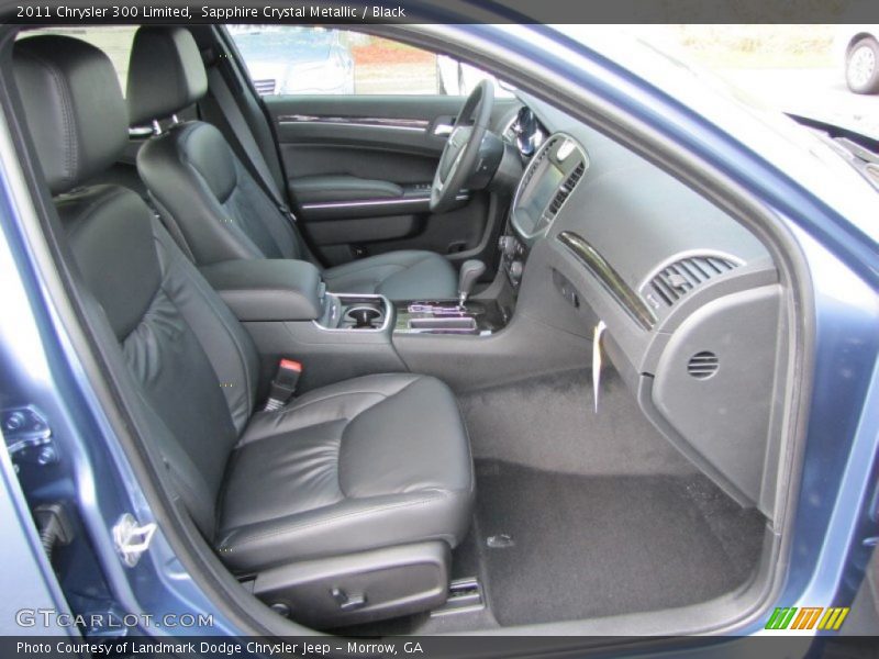 Sapphire Crystal Metallic / Black 2011 Chrysler 300 Limited