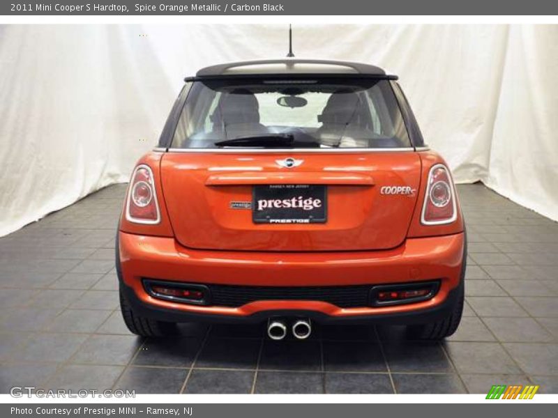 Spice Orange Metallic / Carbon Black 2011 Mini Cooper S Hardtop