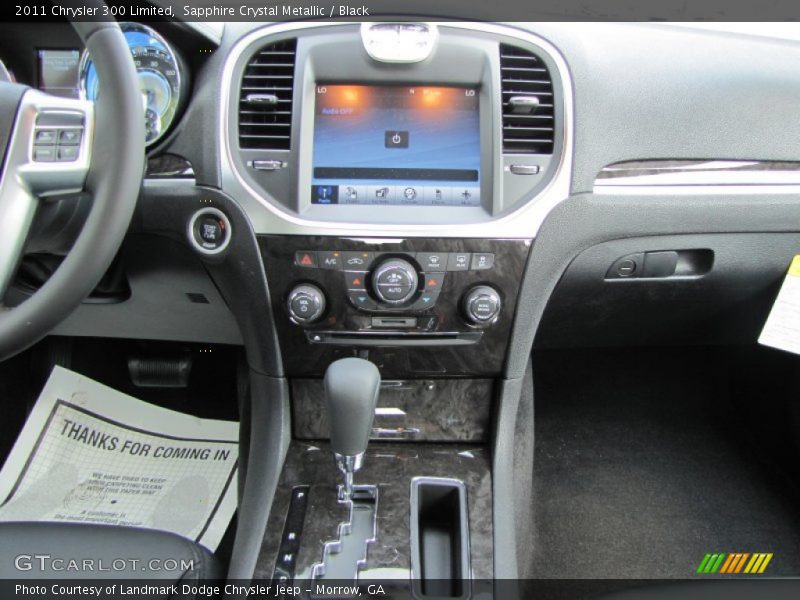 Sapphire Crystal Metallic / Black 2011 Chrysler 300 Limited