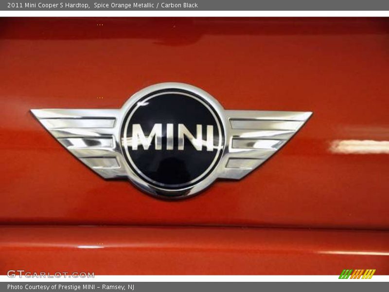 Spice Orange Metallic / Carbon Black 2011 Mini Cooper S Hardtop