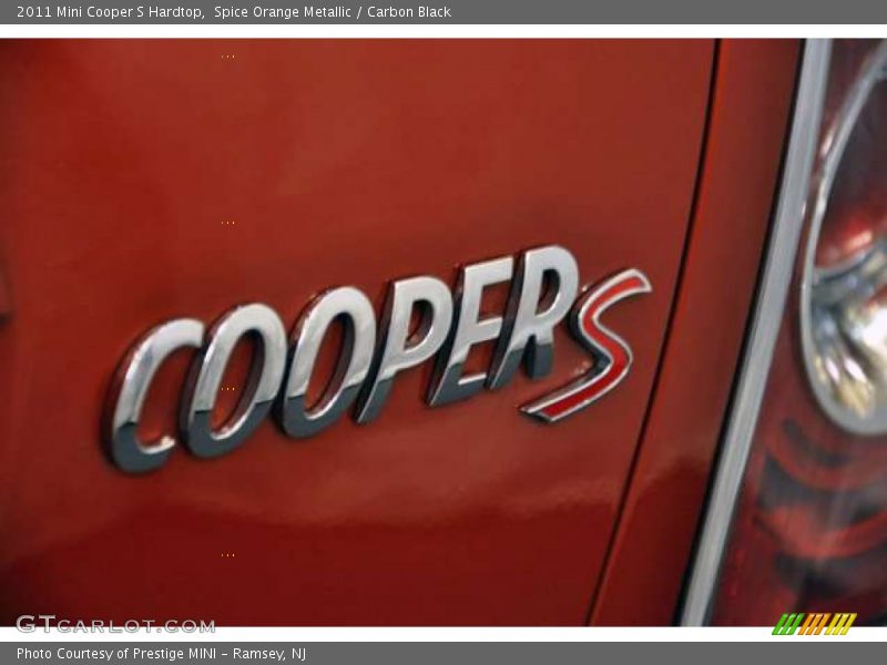 Spice Orange Metallic / Carbon Black 2011 Mini Cooper S Hardtop