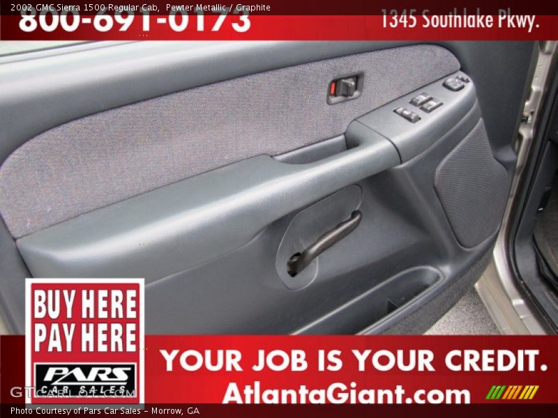 Pewter Metallic / Graphite 2002 GMC Sierra 1500 Regular Cab