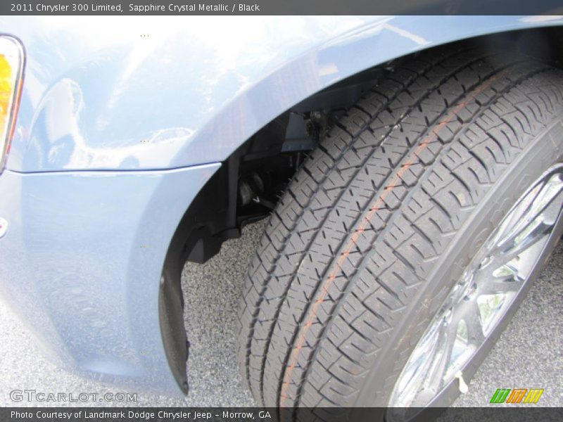 Sapphire Crystal Metallic / Black 2011 Chrysler 300 Limited