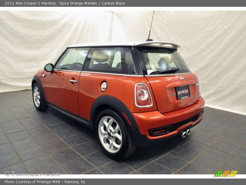 Spice Orange Metallic / Carbon Black 2011 Mini Cooper S Hardtop