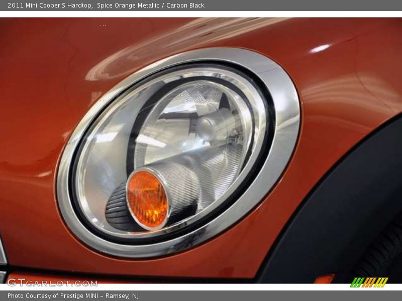Spice Orange Metallic / Carbon Black 2011 Mini Cooper S Hardtop