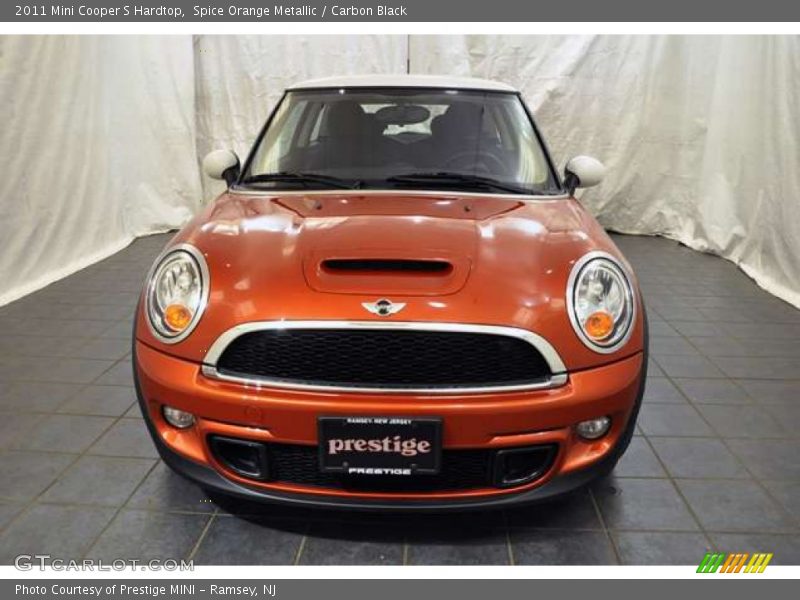 Spice Orange Metallic / Carbon Black 2011 Mini Cooper S Hardtop