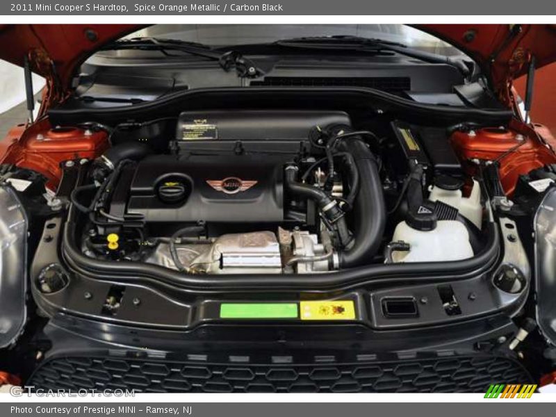 Spice Orange Metallic / Carbon Black 2011 Mini Cooper S Hardtop
