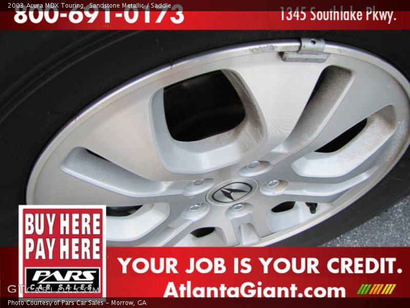Sandstone Metallic / Saddle 2003 Acura MDX Touring