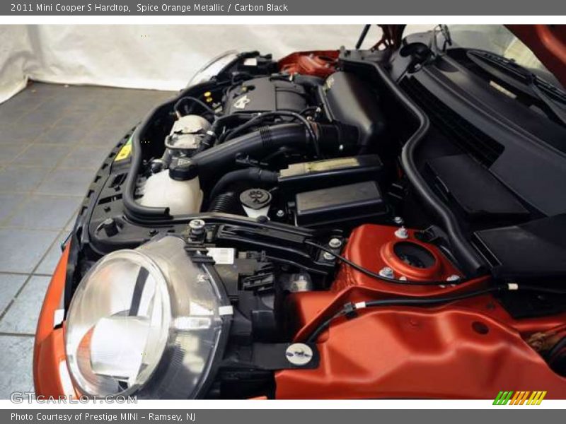 Spice Orange Metallic / Carbon Black 2011 Mini Cooper S Hardtop