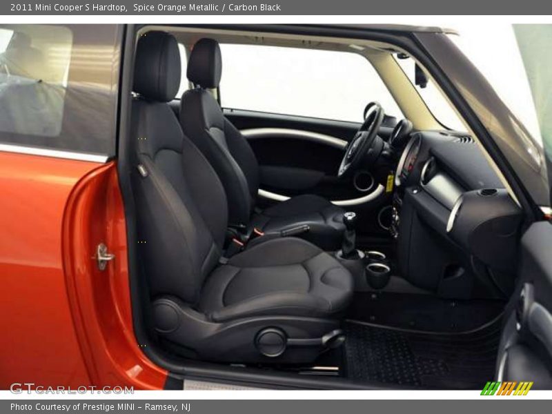 Spice Orange Metallic / Carbon Black 2011 Mini Cooper S Hardtop