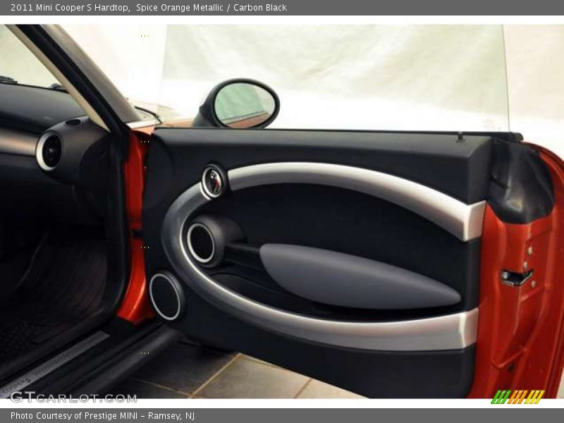 Spice Orange Metallic / Carbon Black 2011 Mini Cooper S Hardtop