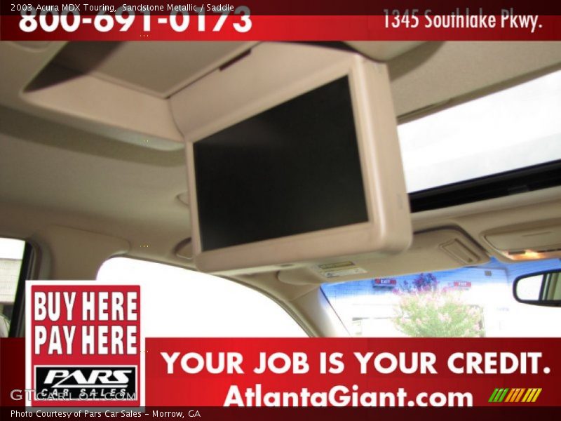 Sandstone Metallic / Saddle 2003 Acura MDX Touring