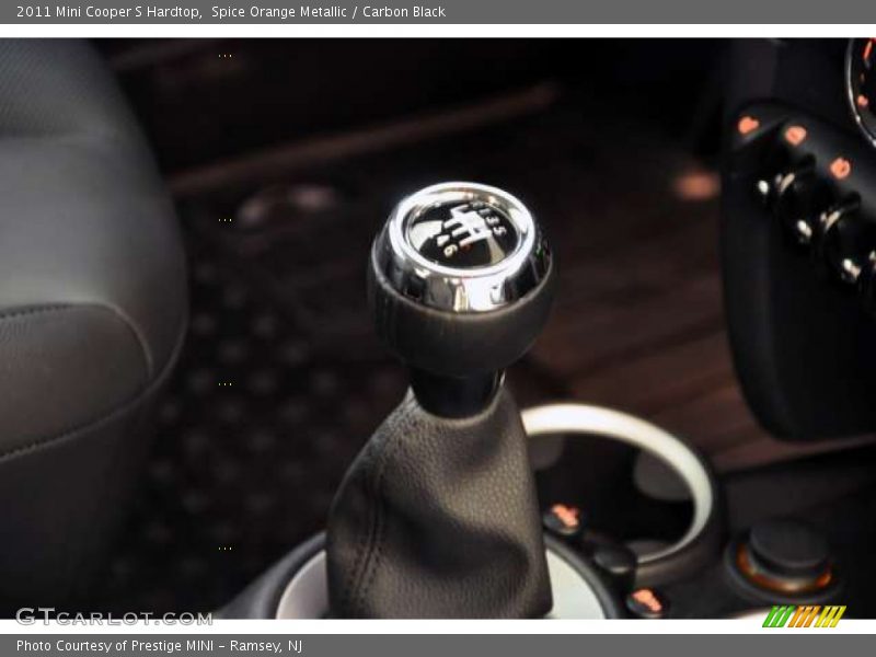 Spice Orange Metallic / Carbon Black 2011 Mini Cooper S Hardtop
