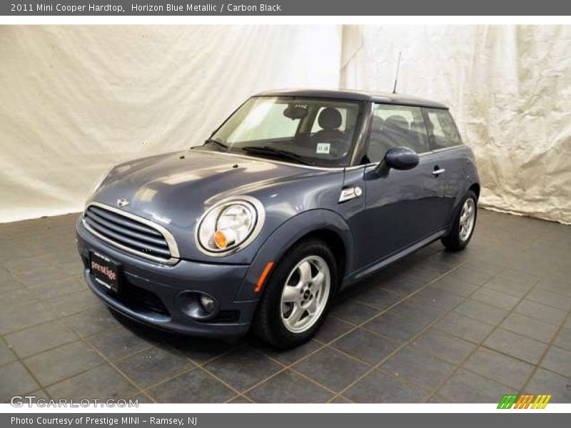 Horizon Blue Metallic / Carbon Black 2011 Mini Cooper Hardtop