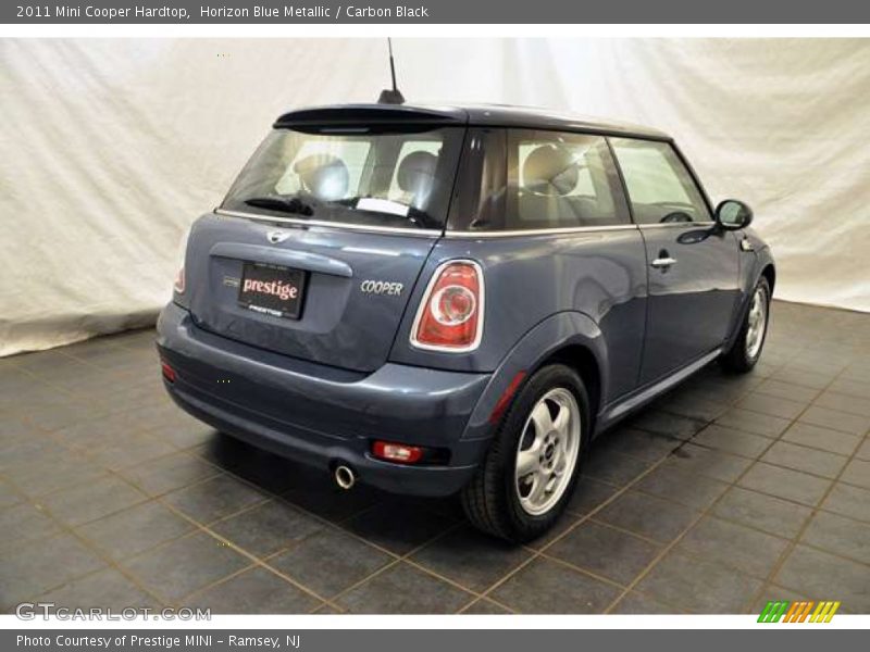 Horizon Blue Metallic / Carbon Black 2011 Mini Cooper Hardtop