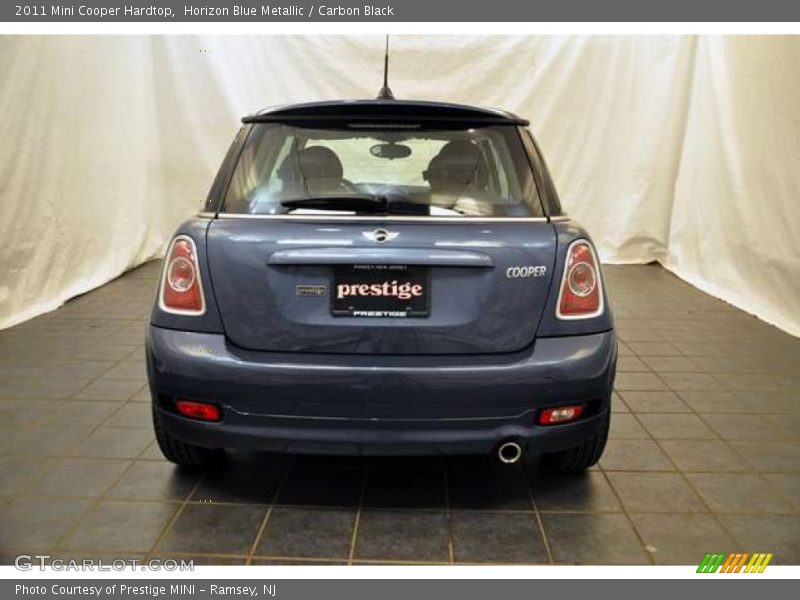 Horizon Blue Metallic / Carbon Black 2011 Mini Cooper Hardtop