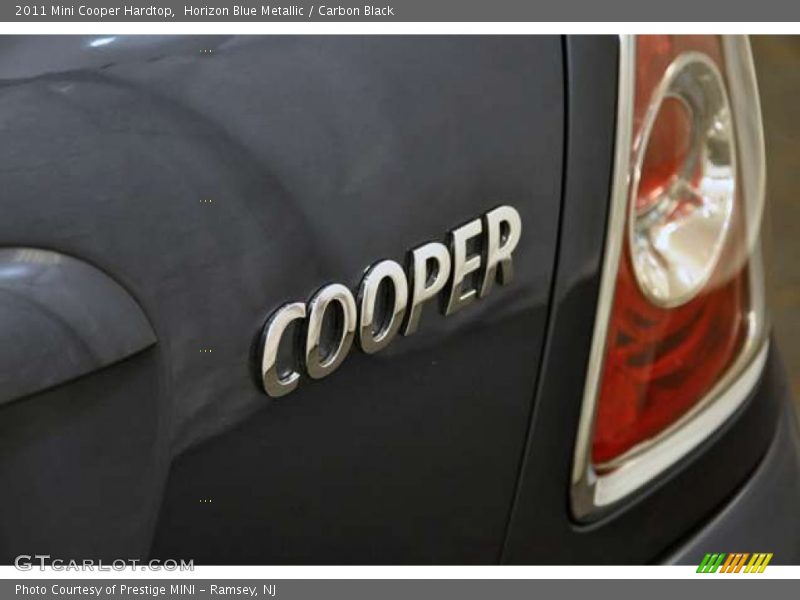 Horizon Blue Metallic / Carbon Black 2011 Mini Cooper Hardtop