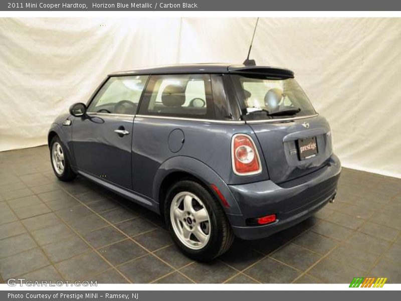 Horizon Blue Metallic / Carbon Black 2011 Mini Cooper Hardtop