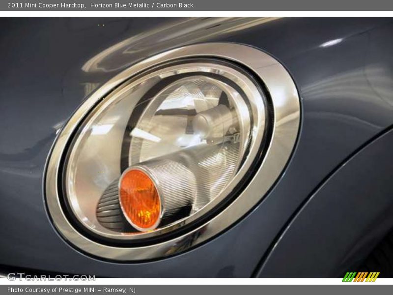 Horizon Blue Metallic / Carbon Black 2011 Mini Cooper Hardtop