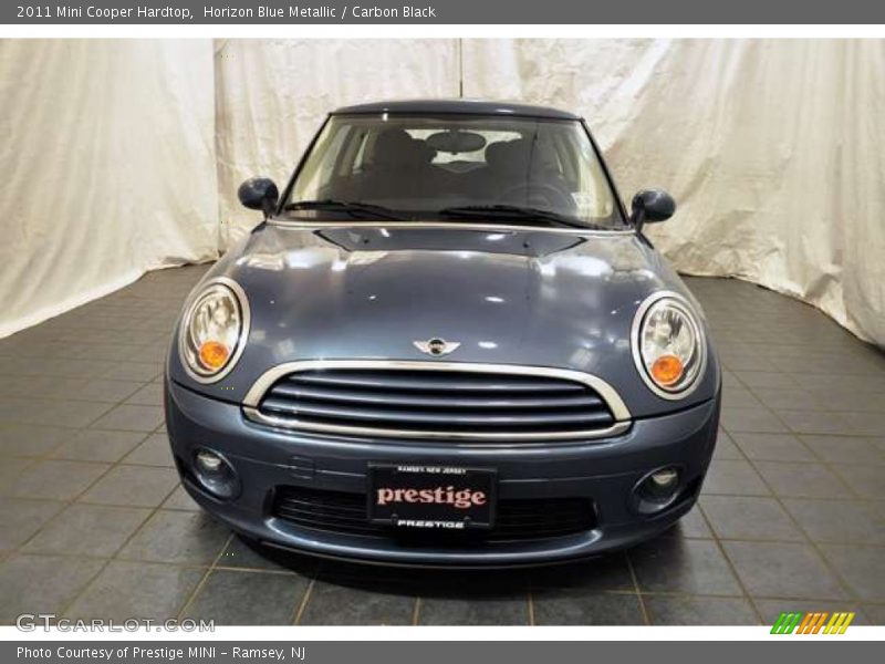 Horizon Blue Metallic / Carbon Black 2011 Mini Cooper Hardtop
