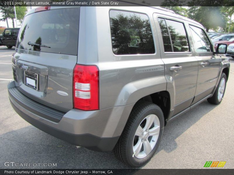 Mineral Gray Metallic / Dark Slate Gray 2011 Jeep Patriot Latitude