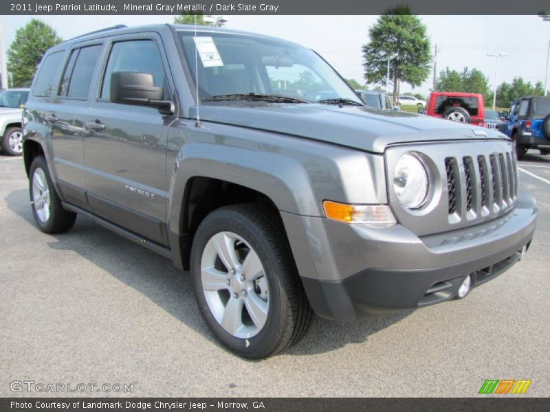 Mineral Gray Metallic / Dark Slate Gray 2011 Jeep Patriot Latitude