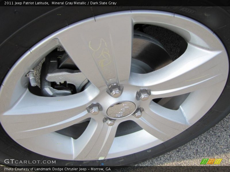 Mineral Gray Metallic / Dark Slate Gray 2011 Jeep Patriot Latitude