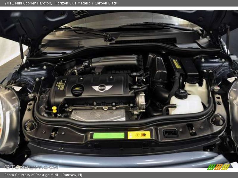 Horizon Blue Metallic / Carbon Black 2011 Mini Cooper Hardtop