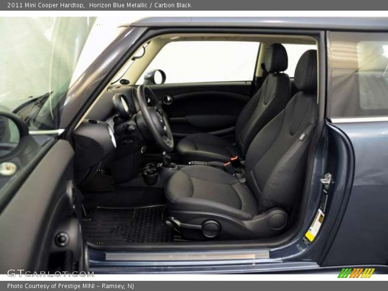 Horizon Blue Metallic / Carbon Black 2011 Mini Cooper Hardtop