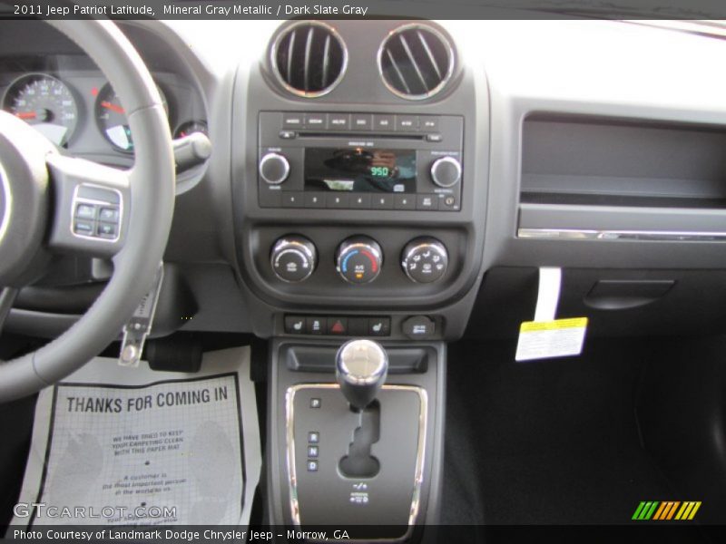 Mineral Gray Metallic / Dark Slate Gray 2011 Jeep Patriot Latitude