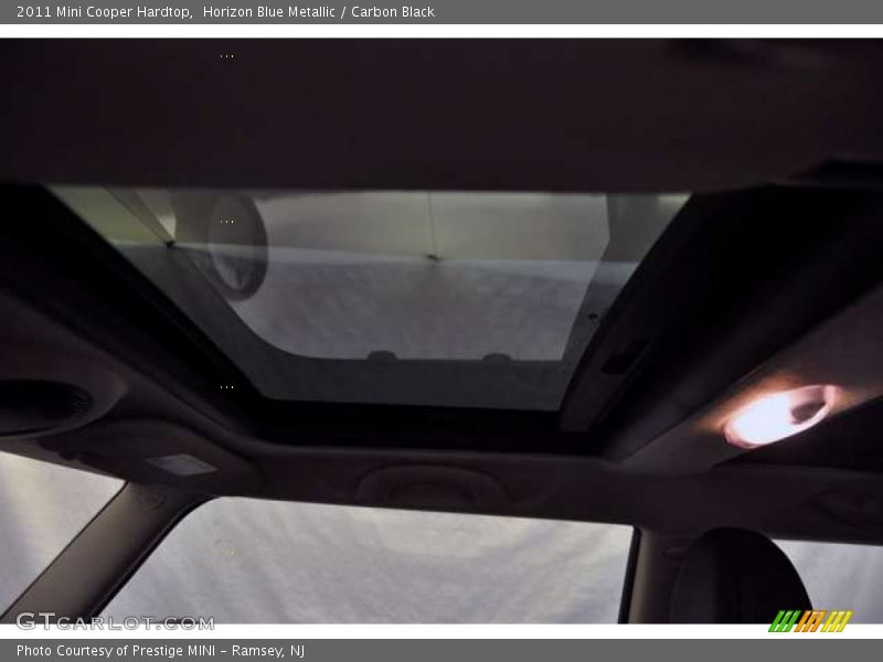 Horizon Blue Metallic / Carbon Black 2011 Mini Cooper Hardtop