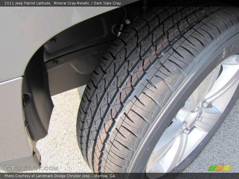 Mineral Gray Metallic / Dark Slate Gray 2011 Jeep Patriot Latitude