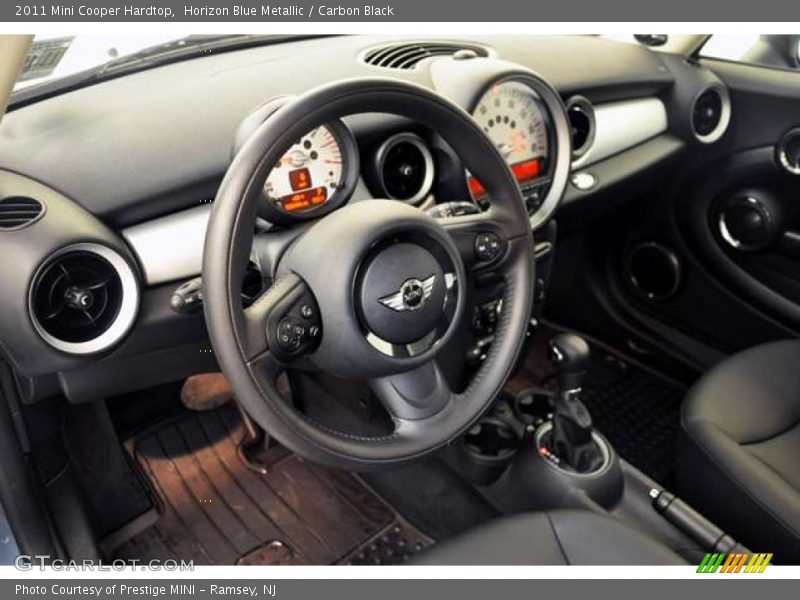 Horizon Blue Metallic / Carbon Black 2011 Mini Cooper Hardtop