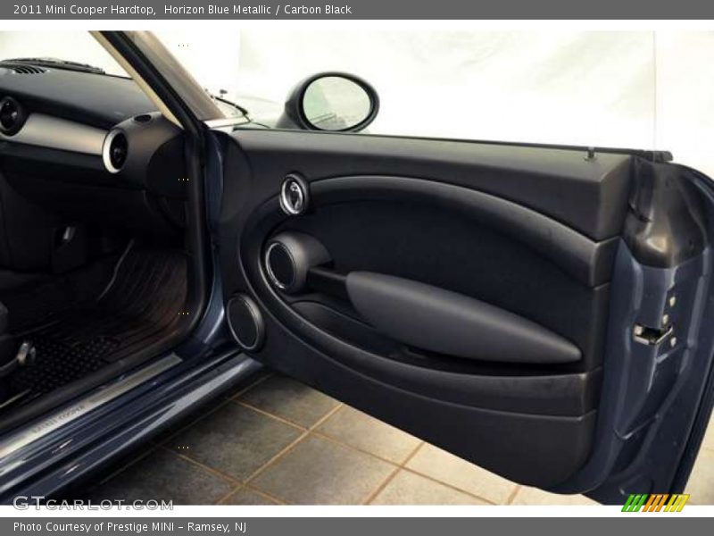 Horizon Blue Metallic / Carbon Black 2011 Mini Cooper Hardtop