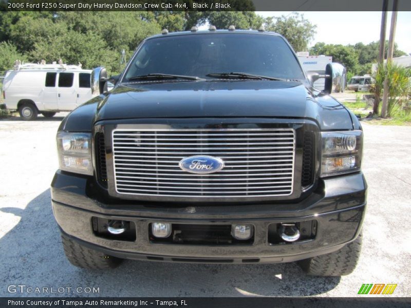 Black / Black 2006 Ford F250 Super Duty Harley Davidson Crew Cab 4x4