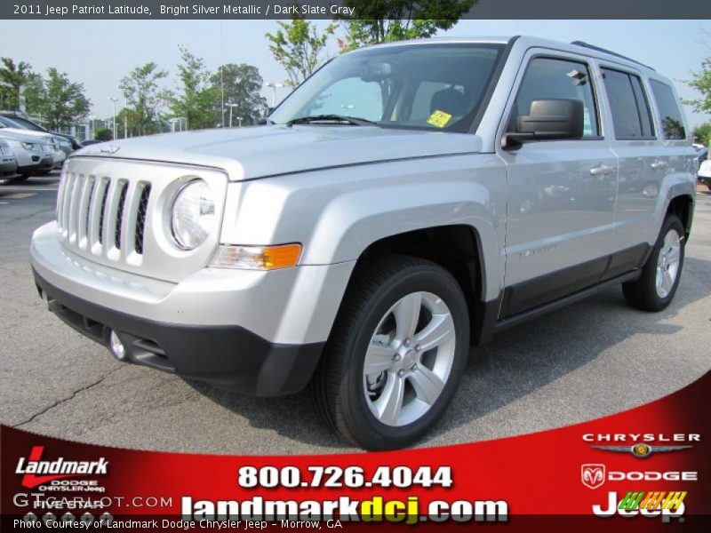 Bright Silver Metallic / Dark Slate Gray 2011 Jeep Patriot Latitude