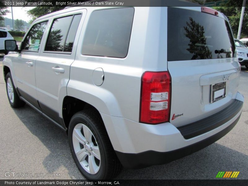 Bright Silver Metallic / Dark Slate Gray 2011 Jeep Patriot Latitude