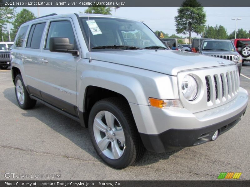 Bright Silver Metallic / Dark Slate Gray 2011 Jeep Patriot Latitude