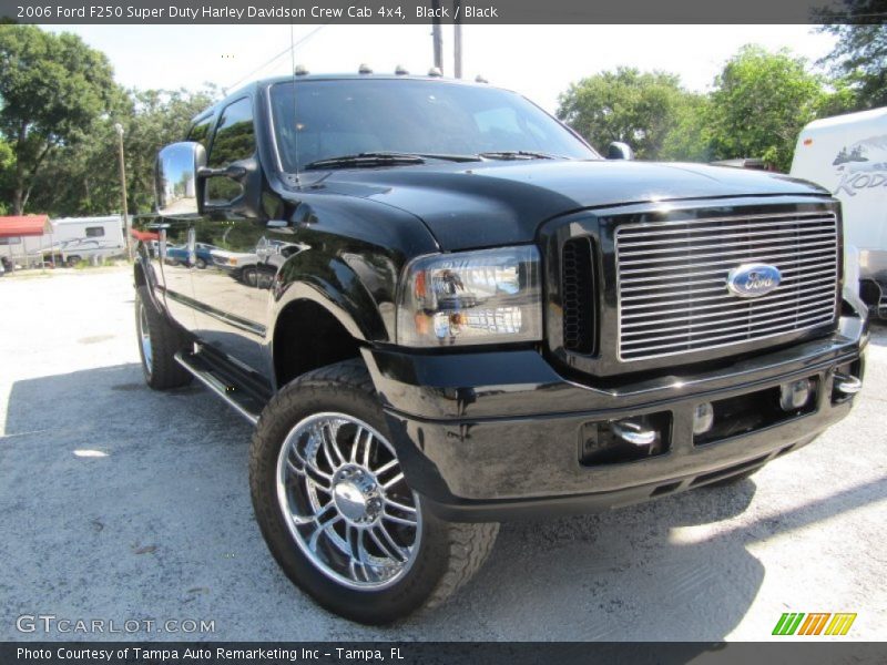 Black / Black 2006 Ford F250 Super Duty Harley Davidson Crew Cab 4x4