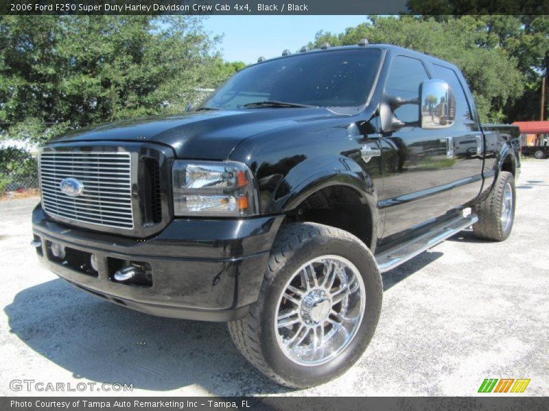 Black / Black 2006 Ford F250 Super Duty Harley Davidson Crew Cab 4x4