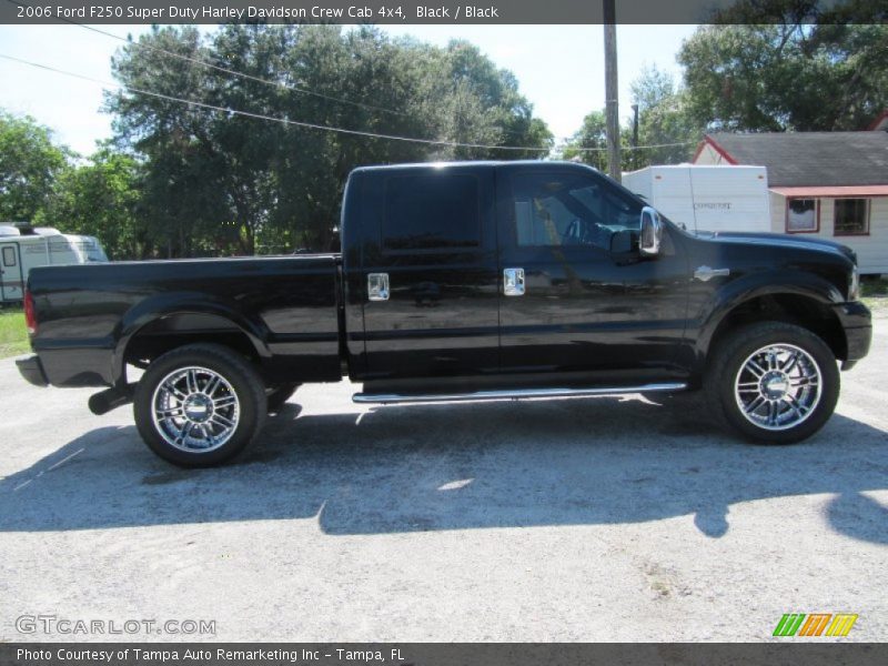 Black / Black 2006 Ford F250 Super Duty Harley Davidson Crew Cab 4x4