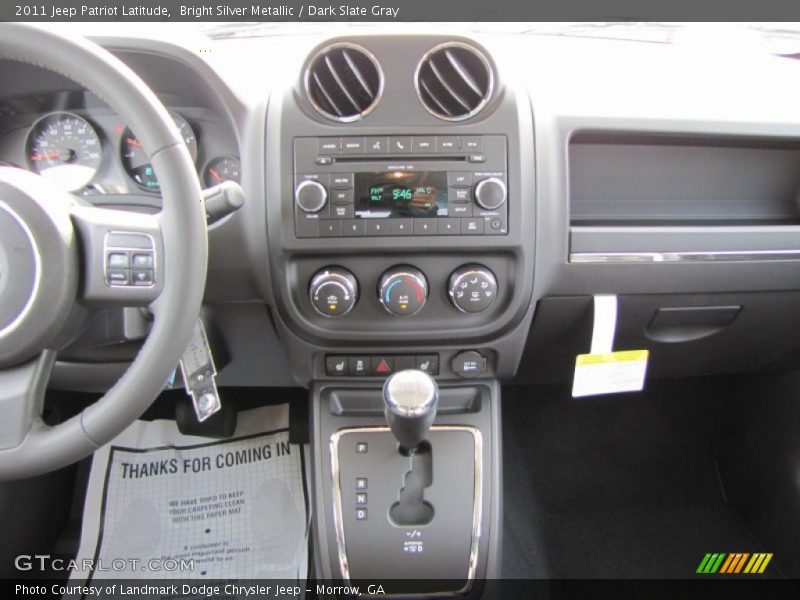 Bright Silver Metallic / Dark Slate Gray 2011 Jeep Patriot Latitude