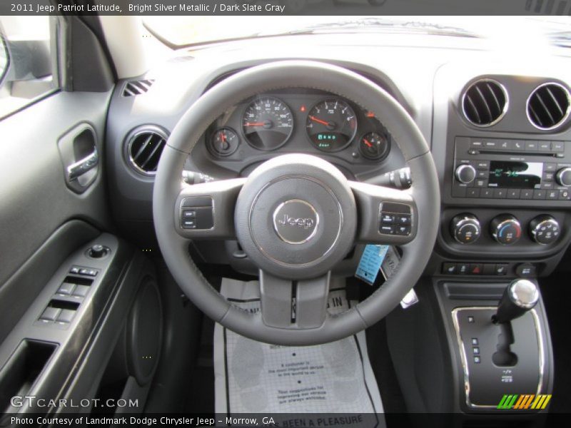 Bright Silver Metallic / Dark Slate Gray 2011 Jeep Patriot Latitude